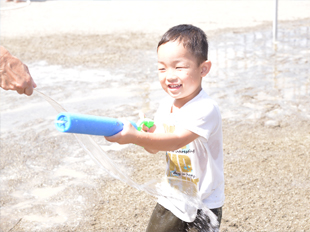 水遊び